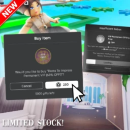 [🎁 FREE VIP] Dress to Impress Obby!