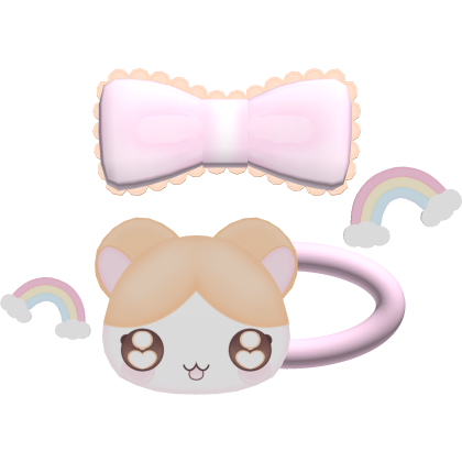 cute tweencore hamtaro rainbow clip