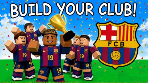 Build A Soccer Club! Roblox game thumbnail