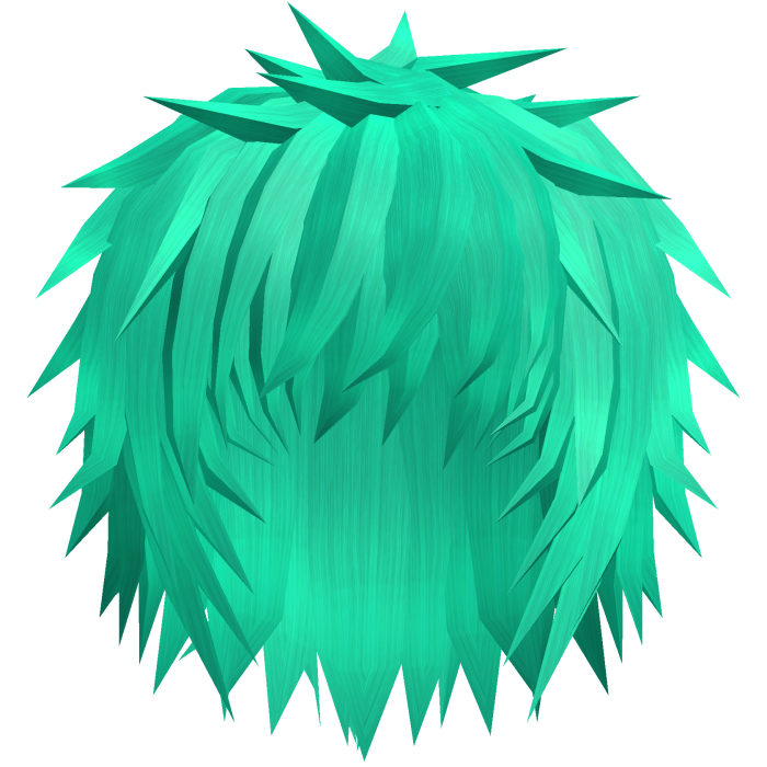 Teal Spiky Emo Vkei Anime Boy Hair