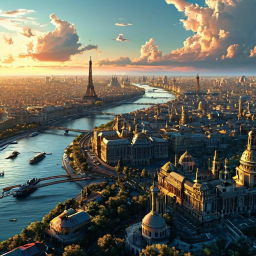 Veiw of paris from the eiffel tower!