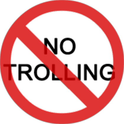 no trolling Roblox decal
