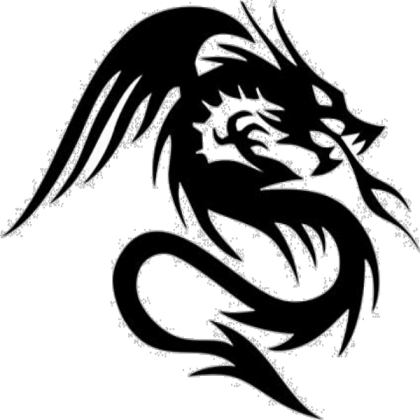 Black Dragon transparente Roblox decal