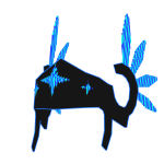 ⏳ Rainbow Animated Blue Neon + Stars