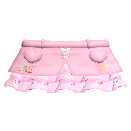 🌈☘️ mezzo piano pink denim skirt