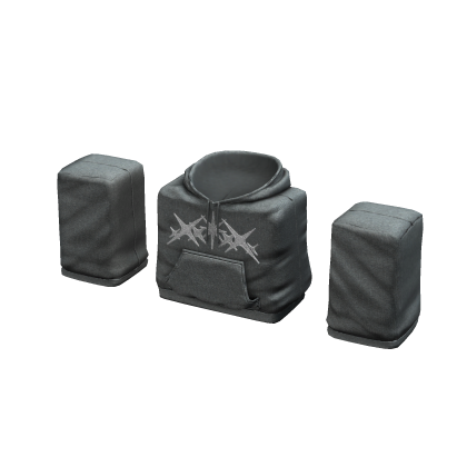 Y2K Gray Hoodie Layered 1.0 R15