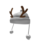 grey Reindeer Beanie
