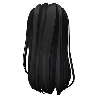 Soft Long Black Bangs
