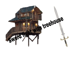 sword fight but with a big treehouse(HUGE UPDATE)