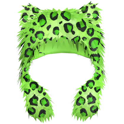 green leopard scene hat Roblox item