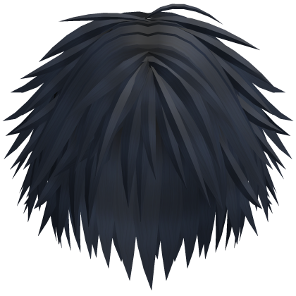 Messy Spiky Emo Boy Hair (Blue)