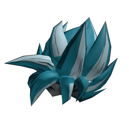 SSJB Goku Hair (Darker) - DBS Roblox item render