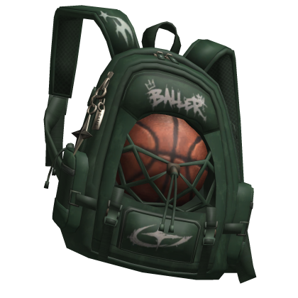 Green Basketball Backpack Bag Single Strap [1.0]