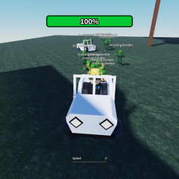 Drive A Car Away From Zombies
