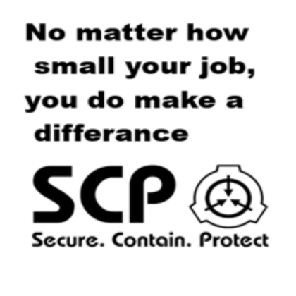 SCP poster Roblox decal