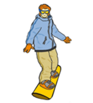 I Skateboard/Snowboard Goofy Stance