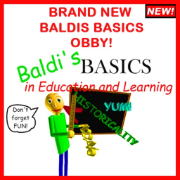 😈 Escape Evil Baldi's Basics Obby (NEW!)