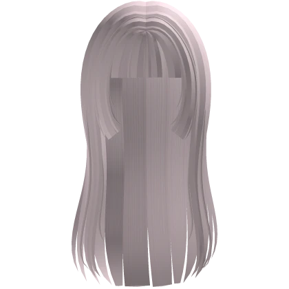 ♡ : long hime hair with bangs pink | Roblox Item - Rolimon's