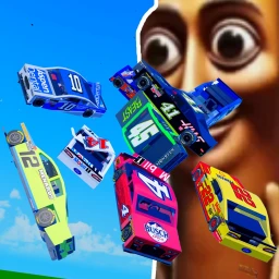 💥 Crash NASCARs Down Tung Tung Tung Sahur icon