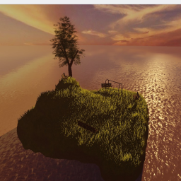 A quiet world.