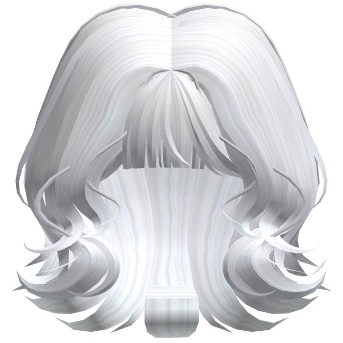 Short Wavy Layered Bob (White)
