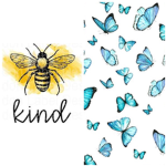 Butterfly And Bees