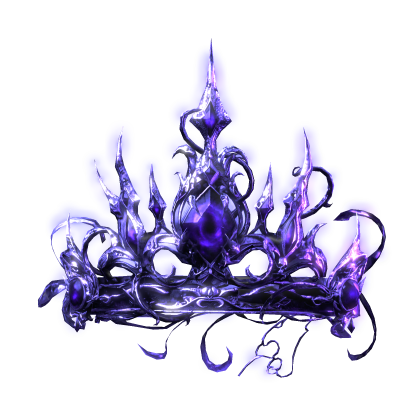 Glowing Forgotten Void Realm Crown Emissive Purple Roblox item