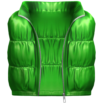 Green Shiny Puffer Vest [BOY]