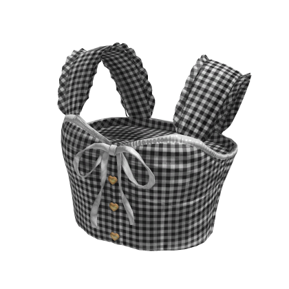 M.Mie / [Y2K] Picnic Crop / Black Gingham thumbnail