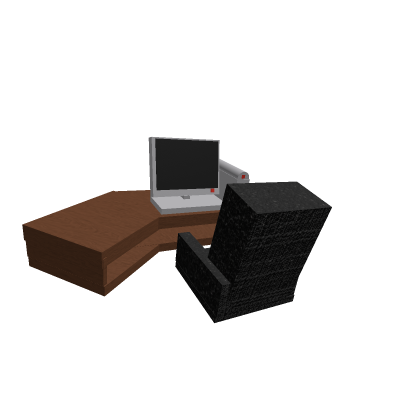 Office Desk and Chair+Desktop Comp.