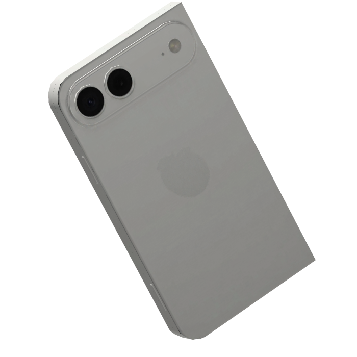 Silver Peach Phone Double [Waist]