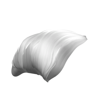 White Y2k Pouf Hair Bump
