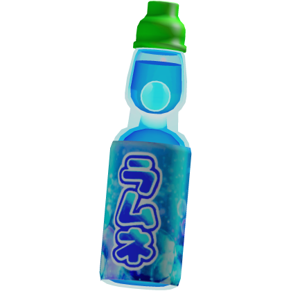 Frutiger Aero Japanese Ramune Soda Drink [Waist] Roblox item