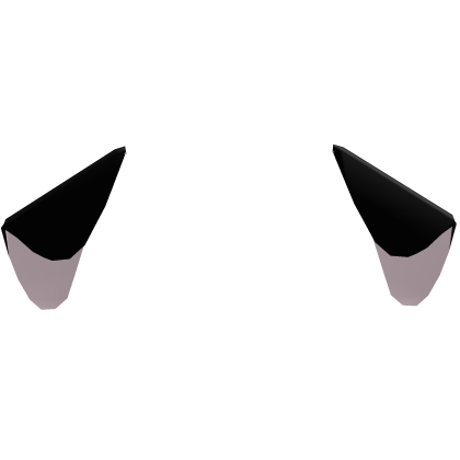 cute droopy kitty ears in black