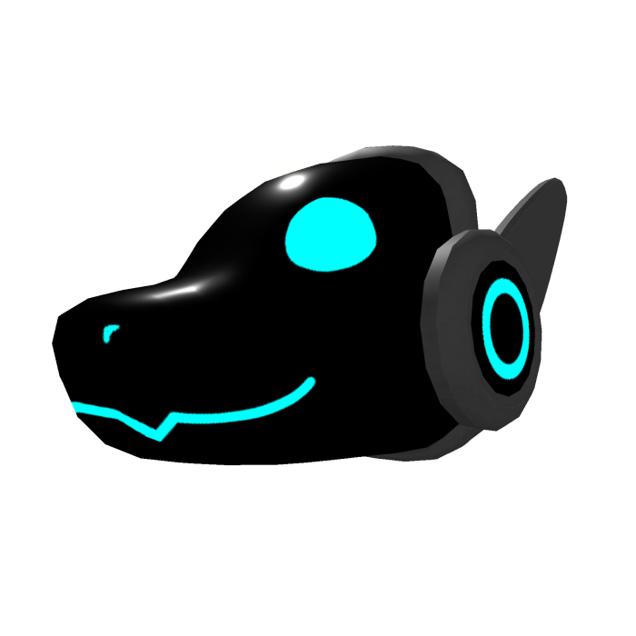 [emissive] Protogen Snout Visor - Teal Blue