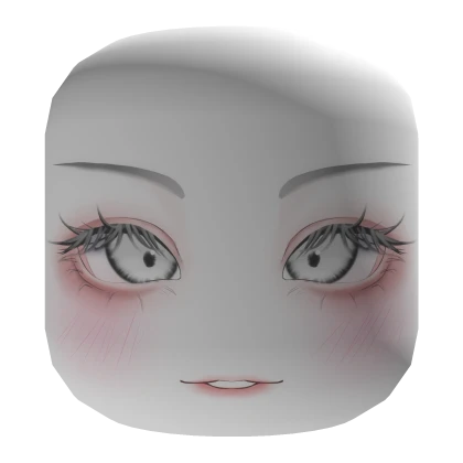 kumukuku xass 【White Smile face】 Xass Face Plate [Basic] - kumukuku