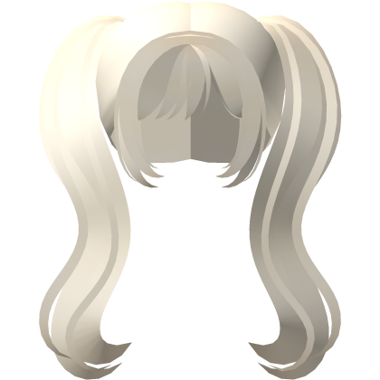 ♡ cute anime moe doll light blonde long pigtails Roblox item