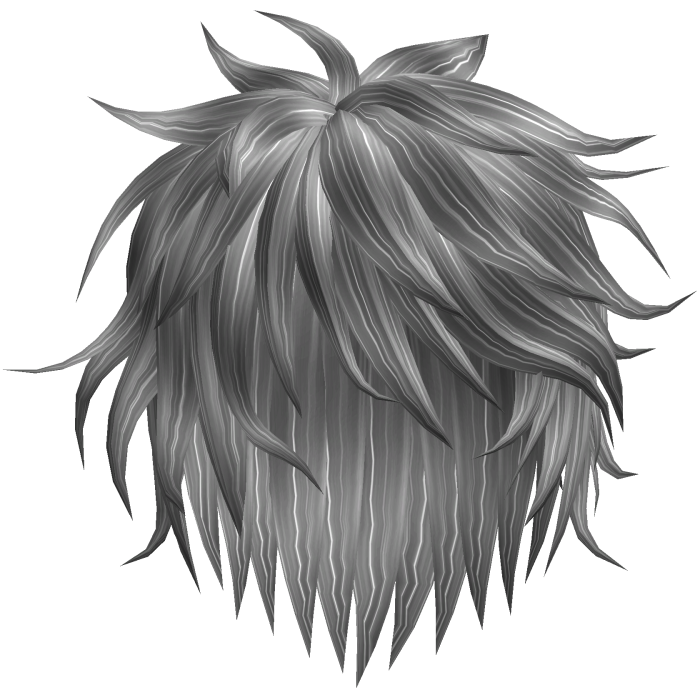 Silver Unkept Emo Hair 31.