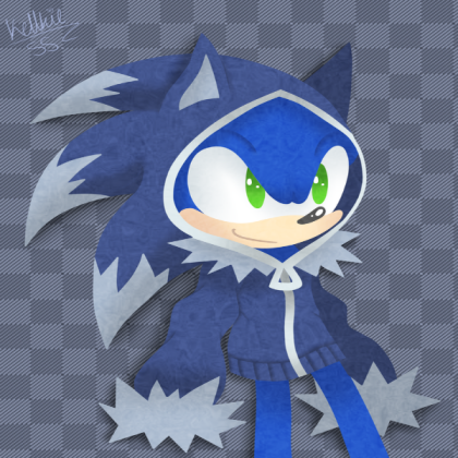 Sonic Wearing a Hoodie Roblox decal
