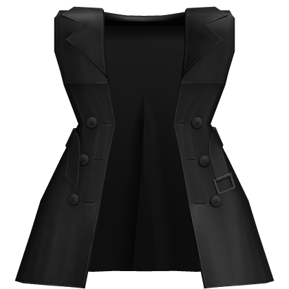 Trench Coat - Black [1.0 Girl Torso] thumbnail