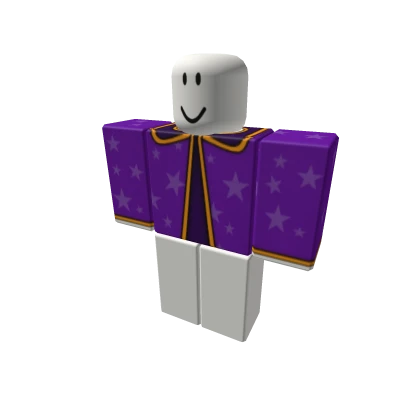 Purple Starry Wizard Robe Shirt 慄 - Roblox