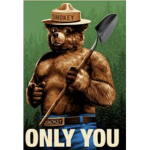 P ppl m Smokey the bear