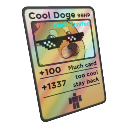 Shiny Cool Doge Trading Card thumbnail