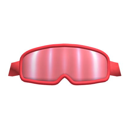 Red Ski Goggles