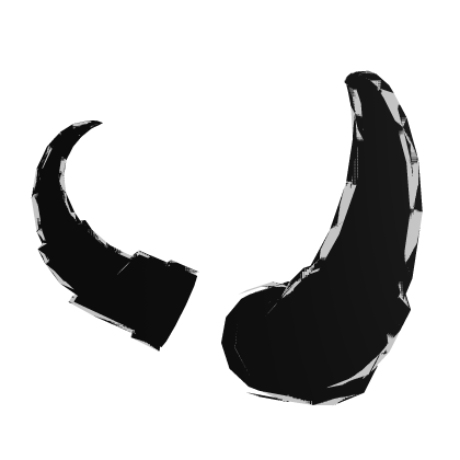 [Animated] Black Neon Devil Horns Roblox item