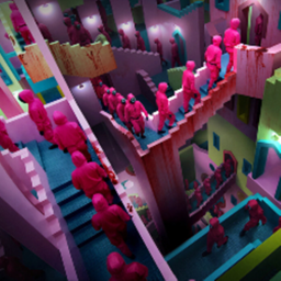 ECSAPE THE SQUID GAME OBBY 👹 100 Stages