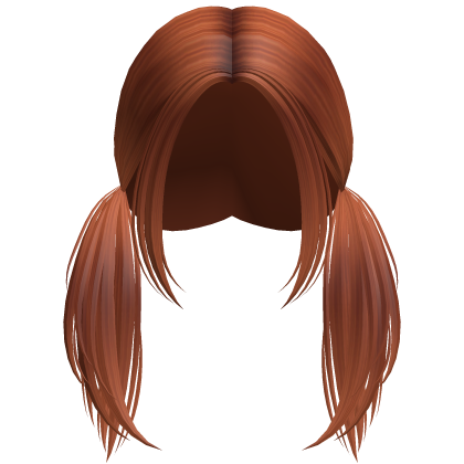 Cute Layered Preppy Pigtails (Ginger)  Roblox item