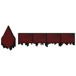 blood droplet health bar