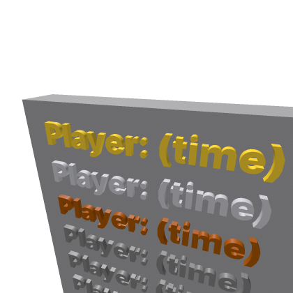 speedrun leaderboard (ungrouped)