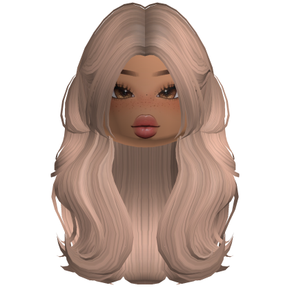 Messy Cute Milktea Twintails With Simple Makeup Roblox item
